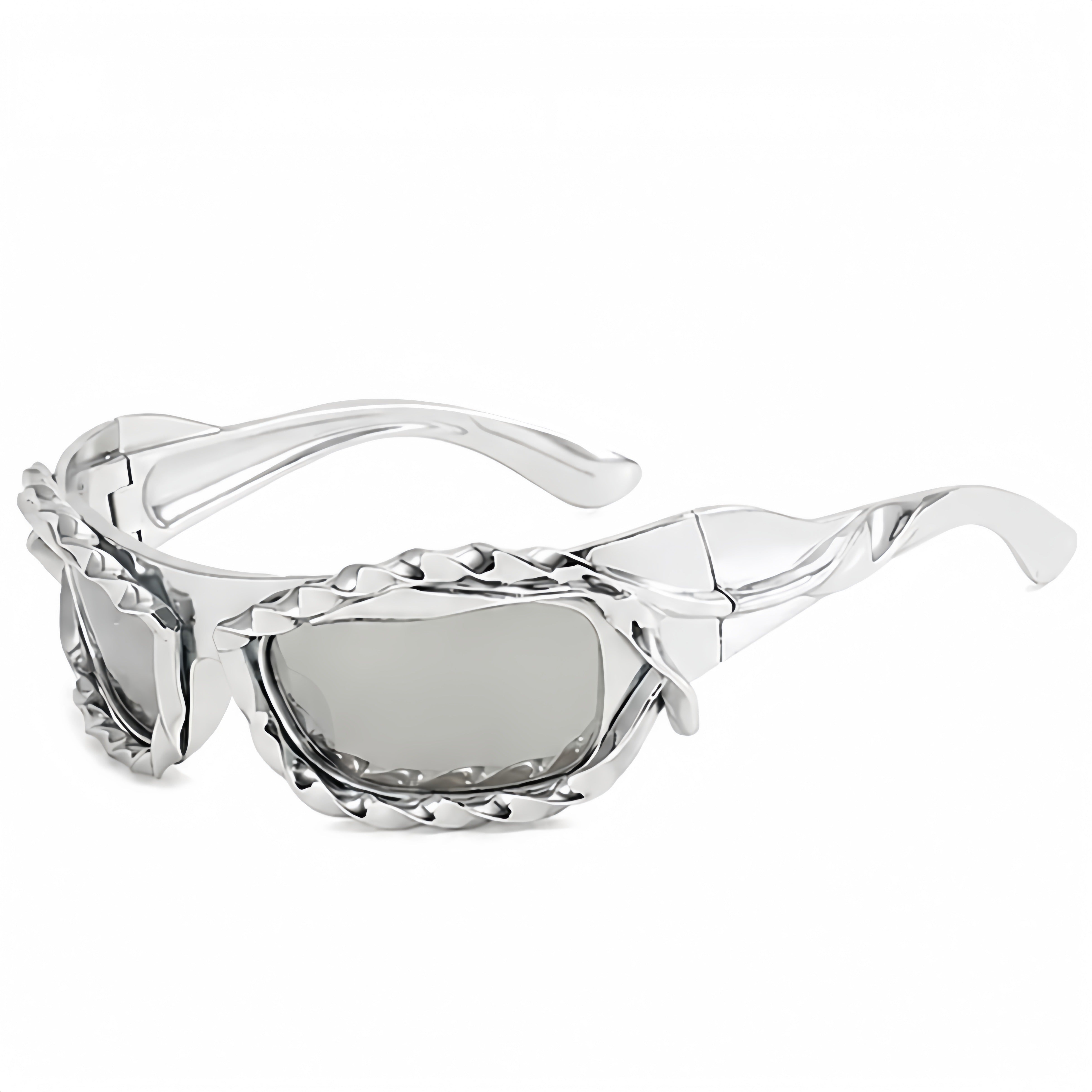 【3color】Braided Frame Statement Sunglasses SS-000014