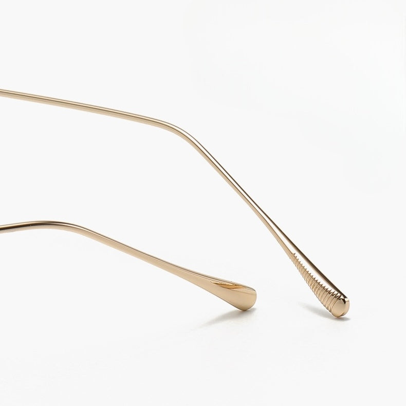【3color】Rimless Lightweight Metal Glasses SS-000025
