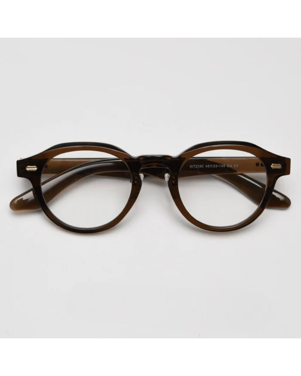 【4color】Vintage-Inspired Round Glasses SS-000024