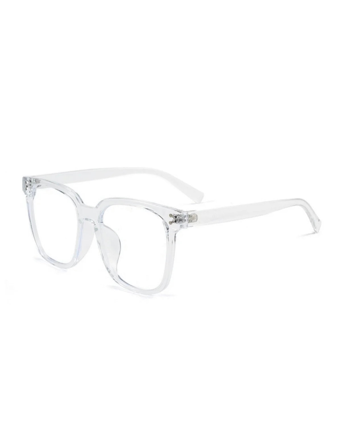 【4color】Transparent Frame Square Glasses SS-000037