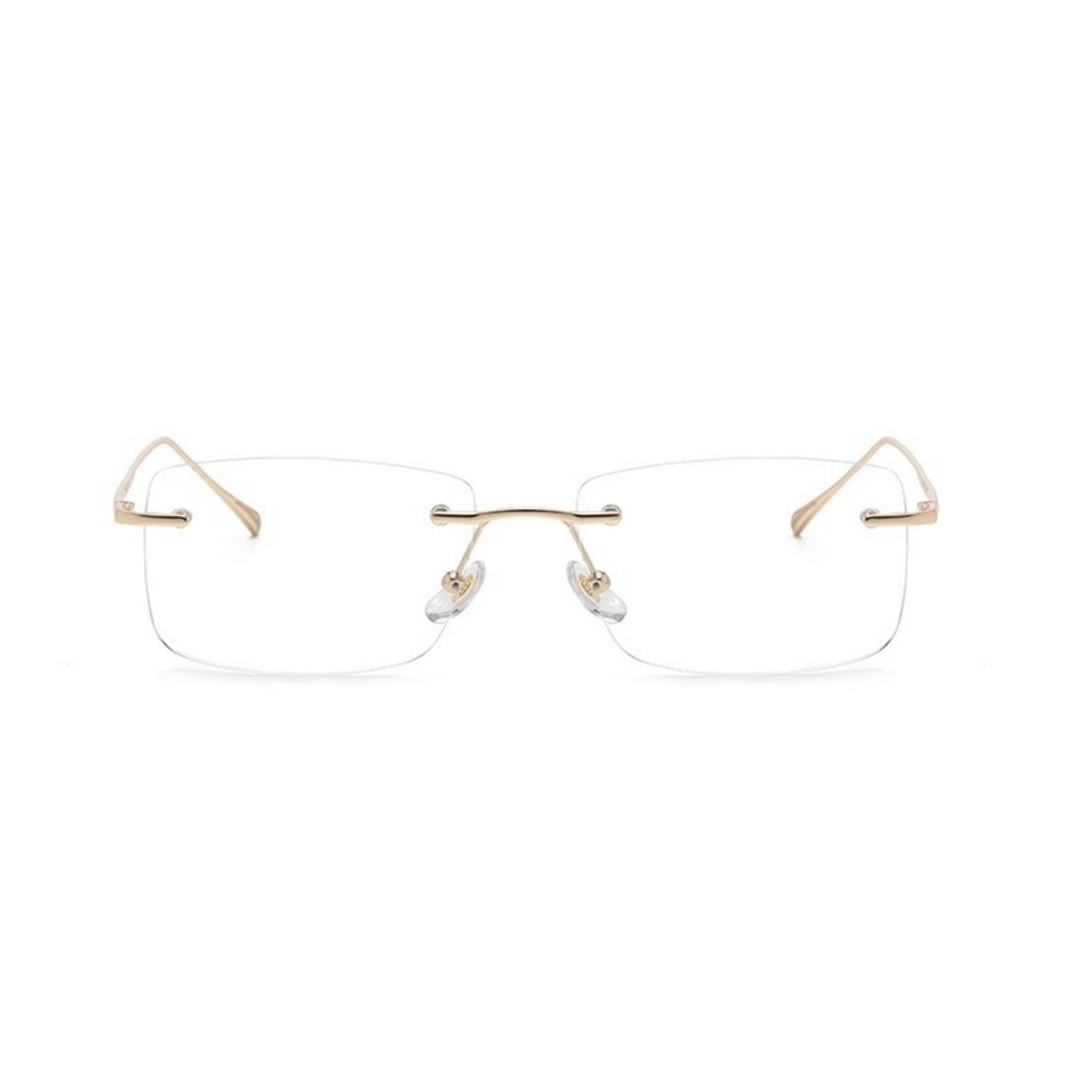 【3color】Rimless Lightweight Metal Glasses SS-000025