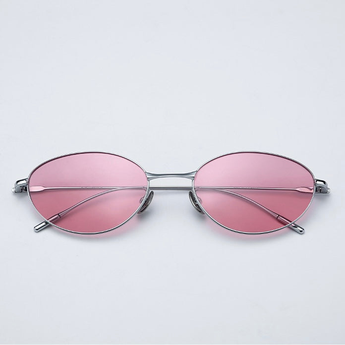 【4color】Oval Metal Frame Sunglasses SS-000012