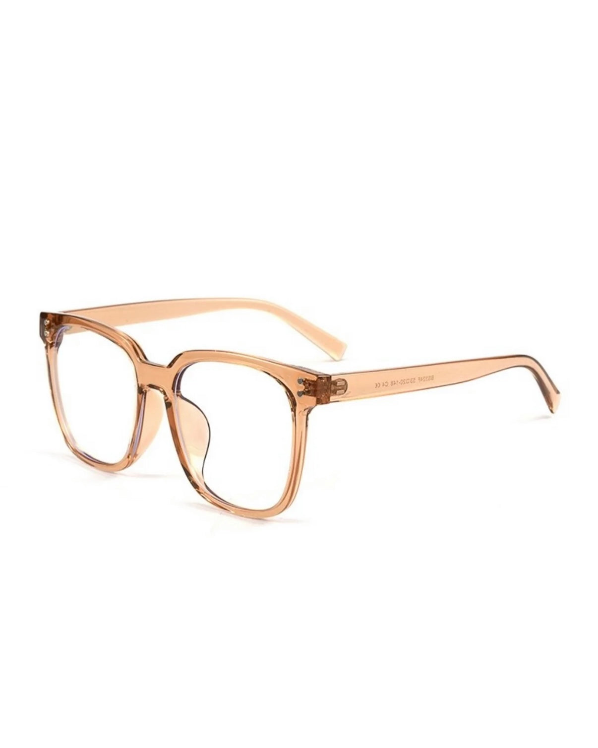 【4color】Transparent Frame Square Glasses SS-000037
