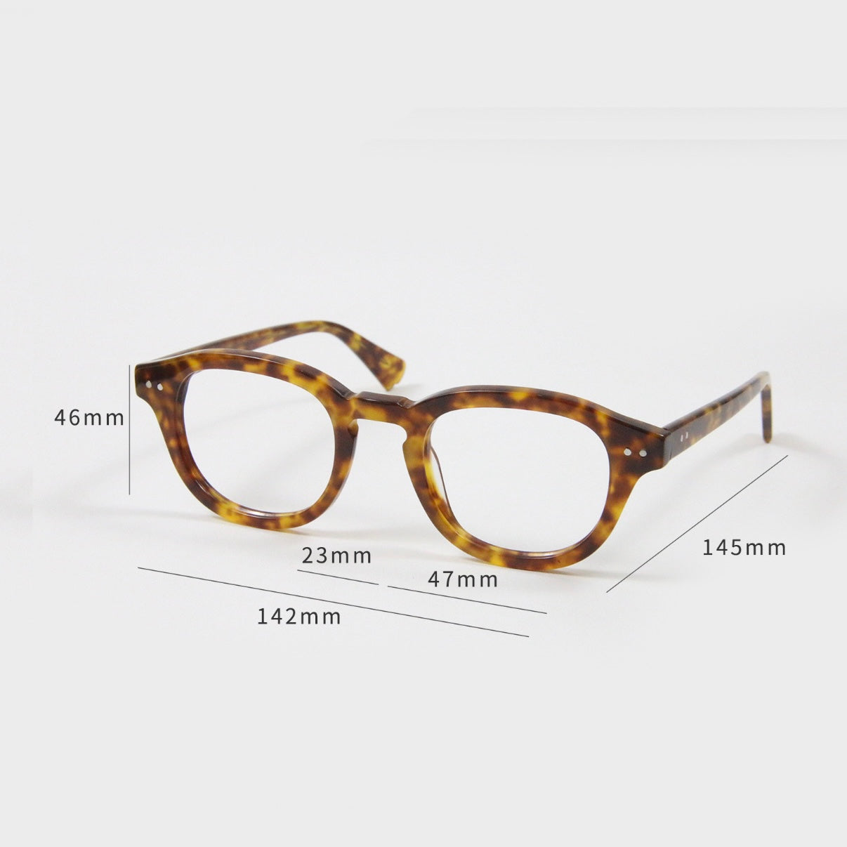 【4color】Classic Boston Frame Glasses SS-000016