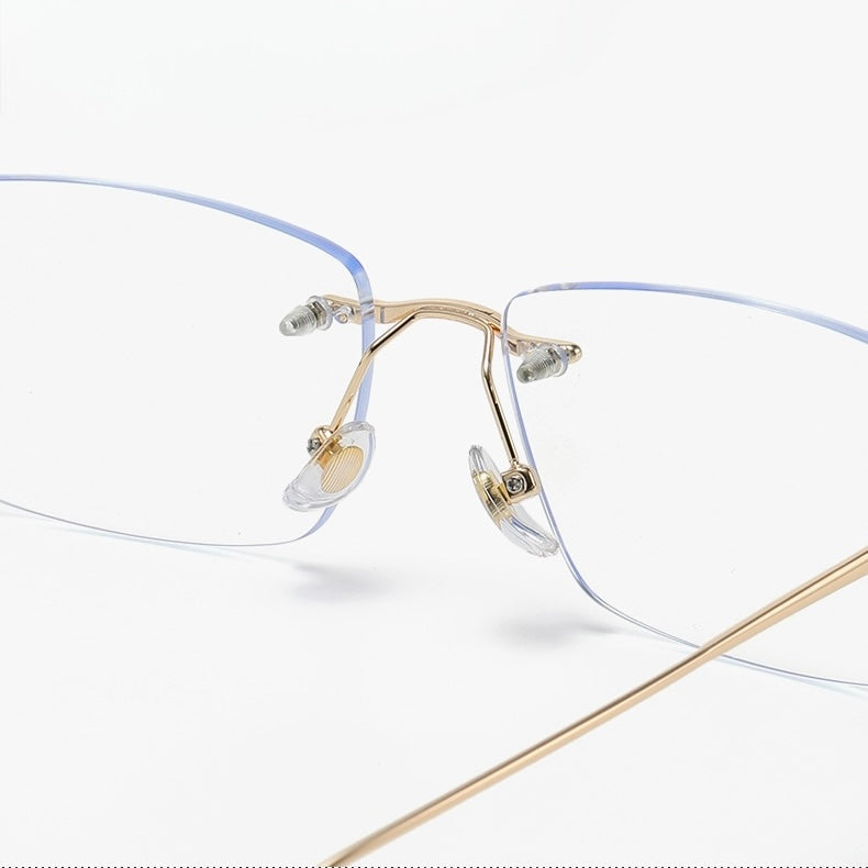 【3color】Rimless Lightweight Metal Glasses SS-000025